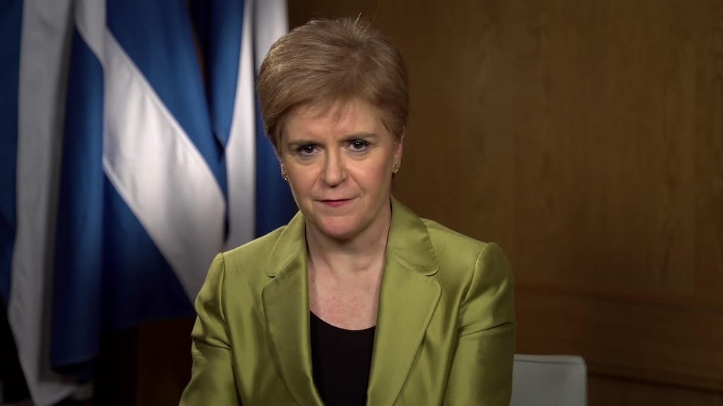Scotland's hospitality sector permitted to reopen from 26 April 1 Scotland's First Minister Nicola Sturgeon