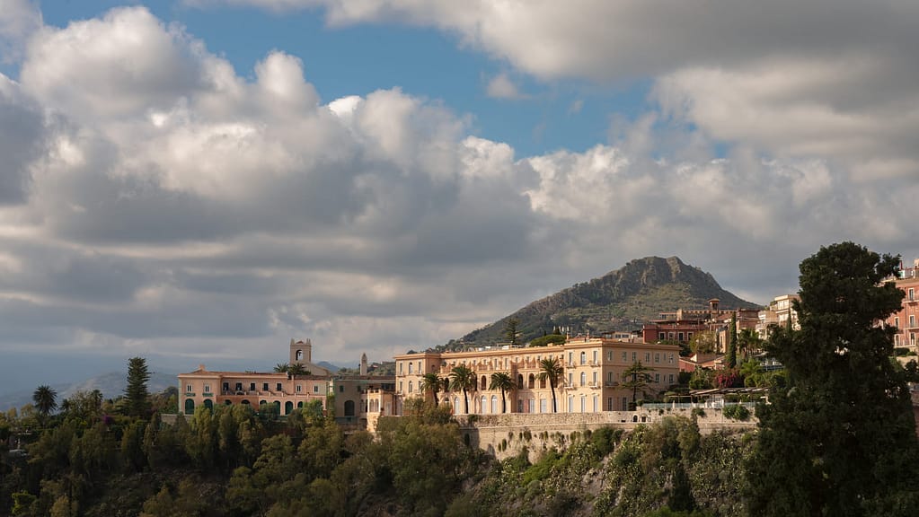 The imposing San Domenico Palace, Taormina, A Four Seasons Hotel