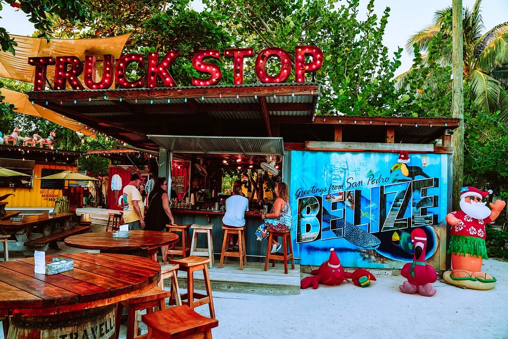 Belize becomes 1st Caribbean country to welcome vaccinated travelers without Covid test requirement 1 Tourists enjoying at San Pedro in Belize